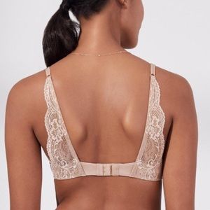 ThirdLove 24/7 Lace Back T-Shirt Bra, Pink, 32F